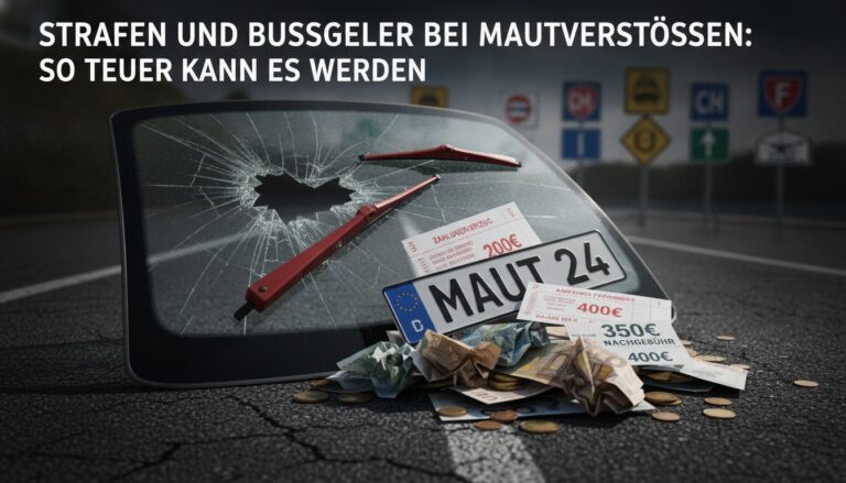 Strafen und Bußgelder bei Mautverstößen: So teuer kann es werden